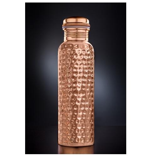 Signoraware Copper Hammered Pattern Bottle 900ml