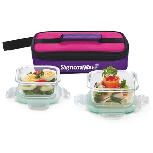 Signoraware Midday Glass Lunch Box 