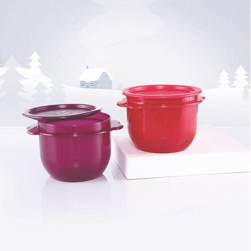 Tupperware Storage Container Star Bowl 750ml - Set Of 2