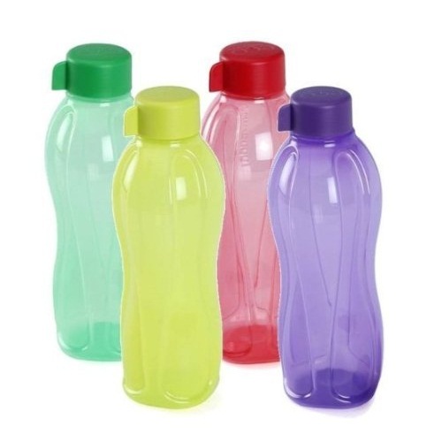 Tupperware Aqua Safe Round Bottle - 1ltr (set of 4)
