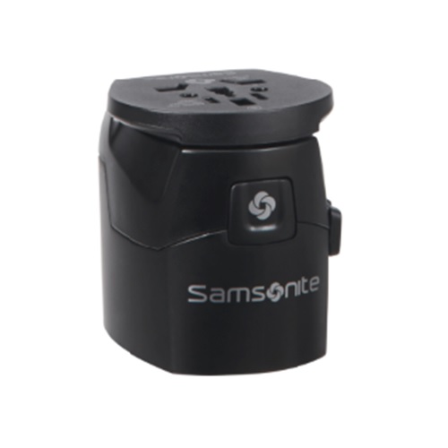Samsonite Worldwide Adaptor with Usb - Black CO1 (0) 09 087